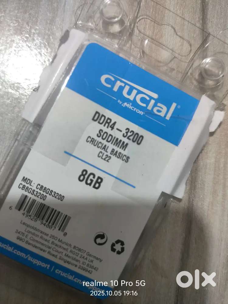Crucial 8GB RAM