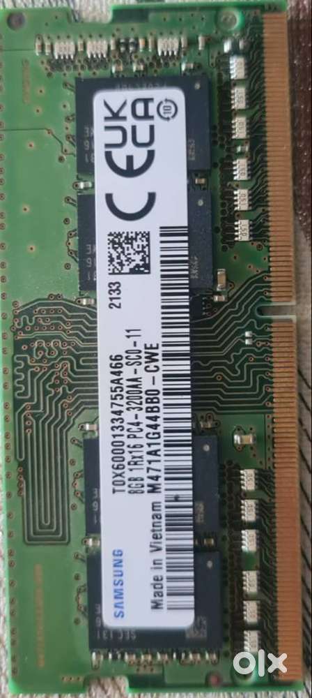 Samsung DDR4 8gb 3200 Mhz Laptop Ram