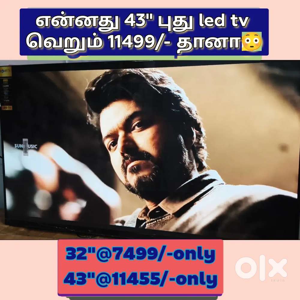 Stock clearance  sony neww 43 inch smart led tv just 11444