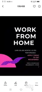 Work from home