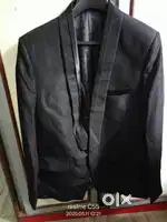 Black blazer suit for men