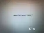 Wanted Ladies Staff