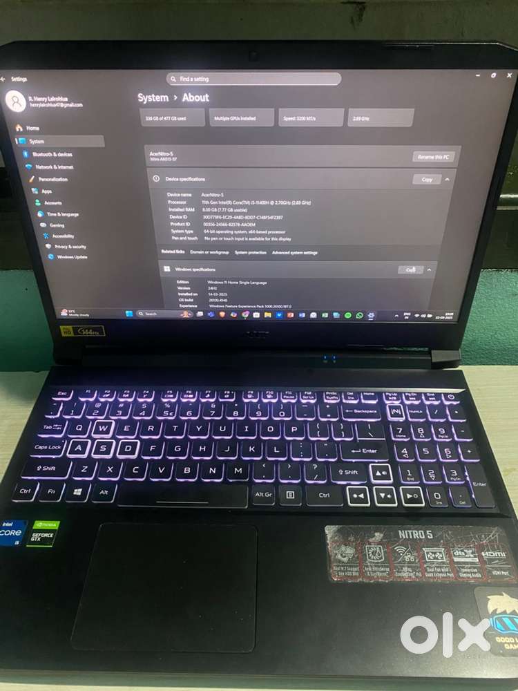 Acer nitro 5