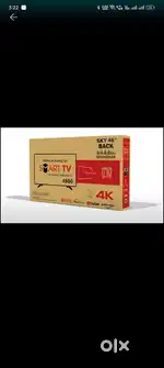 43 inch O led tv smart Android ultra hd with sound bar 14012