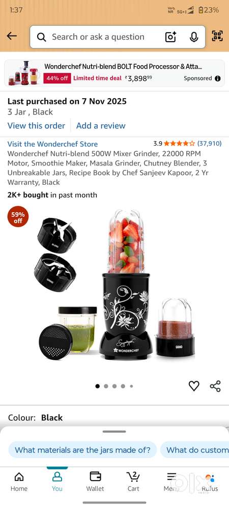 Mixer Juicer with shaker also