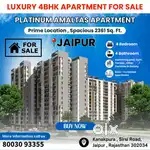 4BHK semi furnished apartment