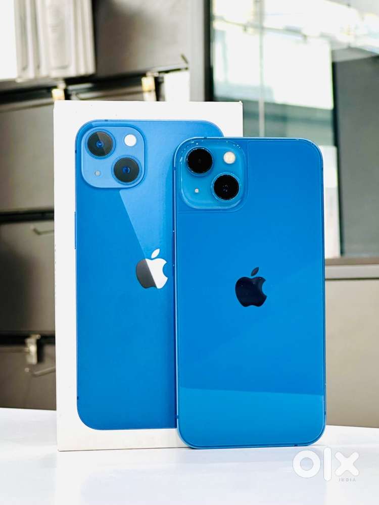 Iphone 13-128GB blue colour in warranty bill available