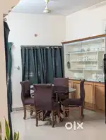 Vintage Glass dinning table 4 set