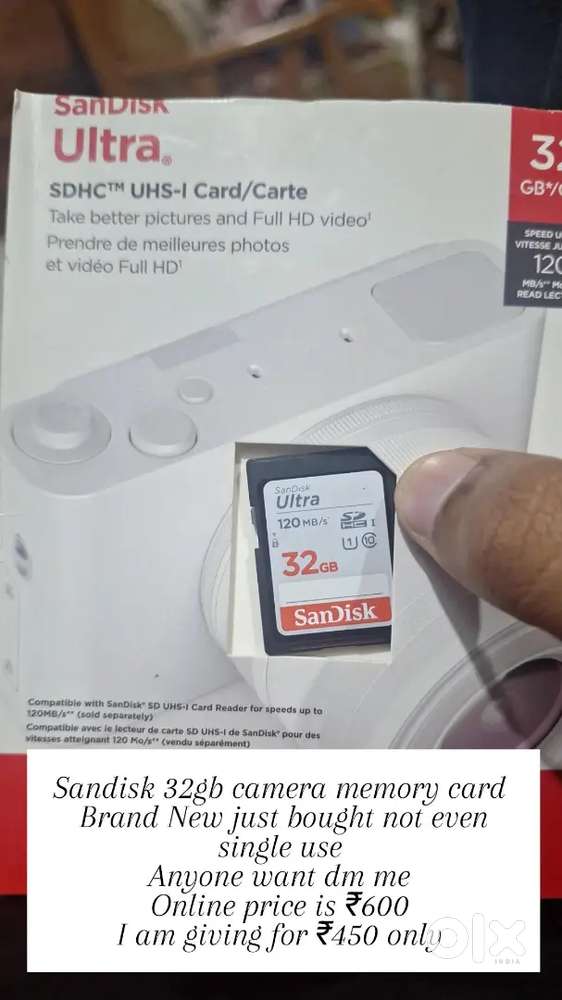 Sandisk camera sdhc 32gb memory stick