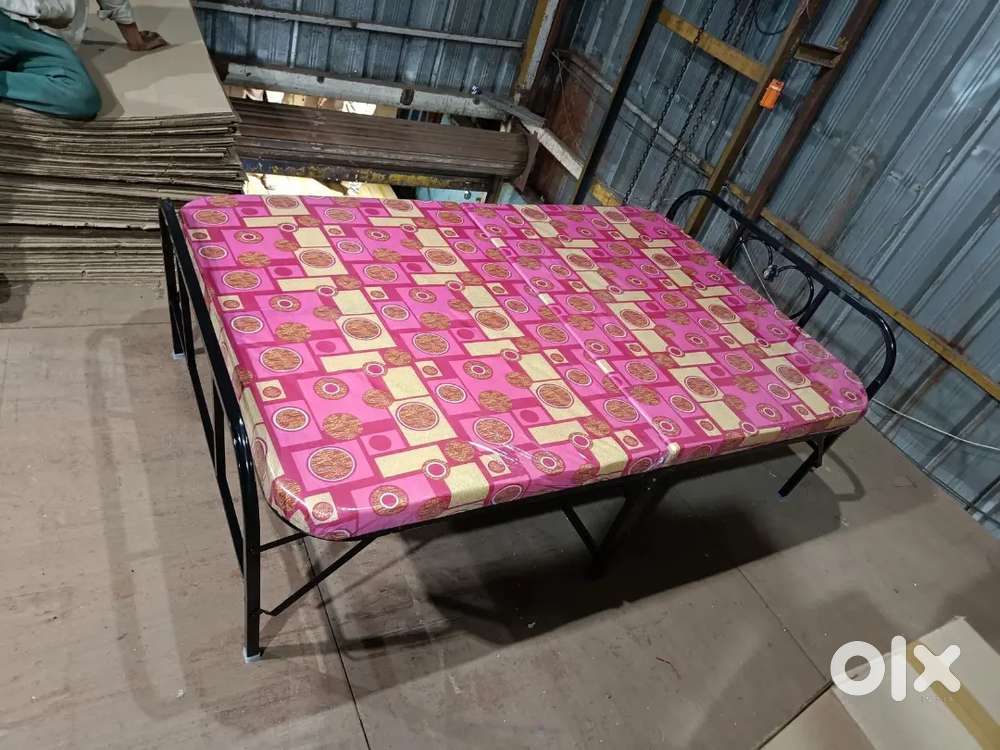 Foldable mattress cot(Bed) available in Best quality with wholesale p.