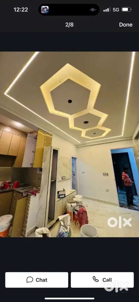 Gurgaon border arjangarh metro station near 100 m 3 BHK flat