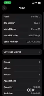 Iphone 13 with 100% battery