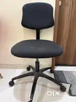 Rotating, height adjustable, office or study chair with armsrest