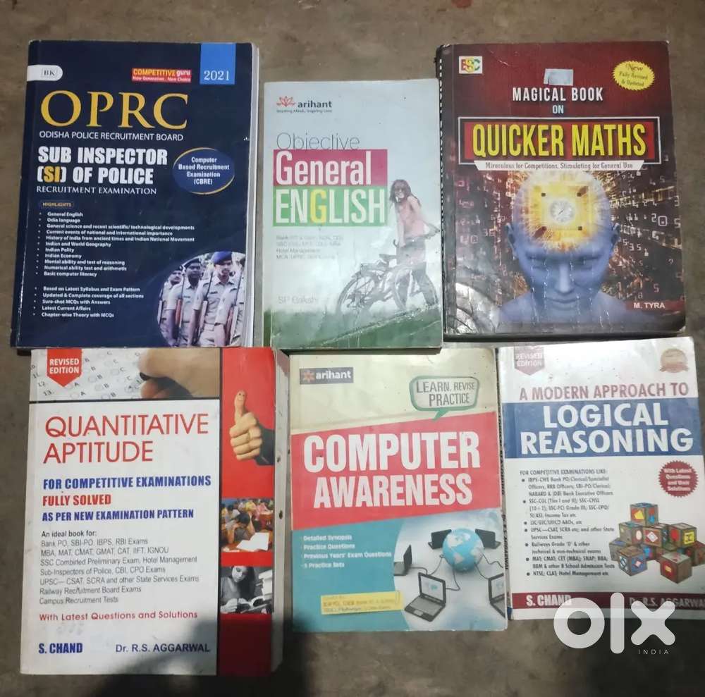 ALL COMPETITIVE EXAMS BOOKS