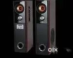 Jack Martin JM-55B 80W Tower Speaker Red, 2.0 Channel
