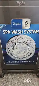 whirlpool washing machine fully automatic 6.6kg