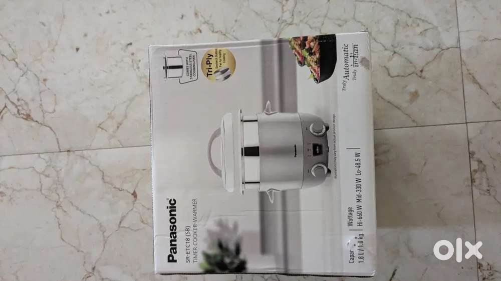 Panasonic 1.8L Rice Cooker (SR-ETC18) and Borosil Super Jumbo Grill