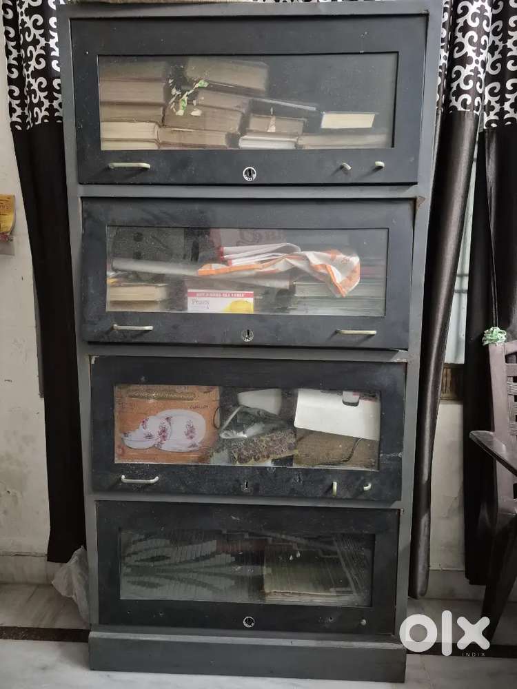 Iron book shelf for office