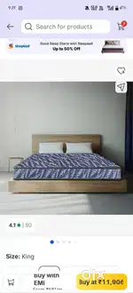 Sleepwell Utsav Comfort Regular Mattress (72*78, 5 inches) King