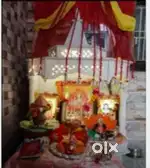 Pure white marble mandir