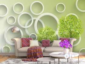 home decor interior design 3d 4k wall paper customized wall paper40 rs square feet