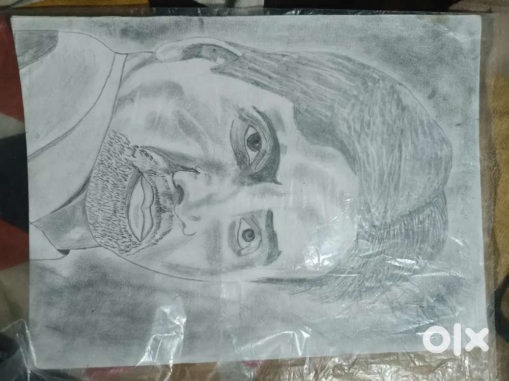Potrait with pencil