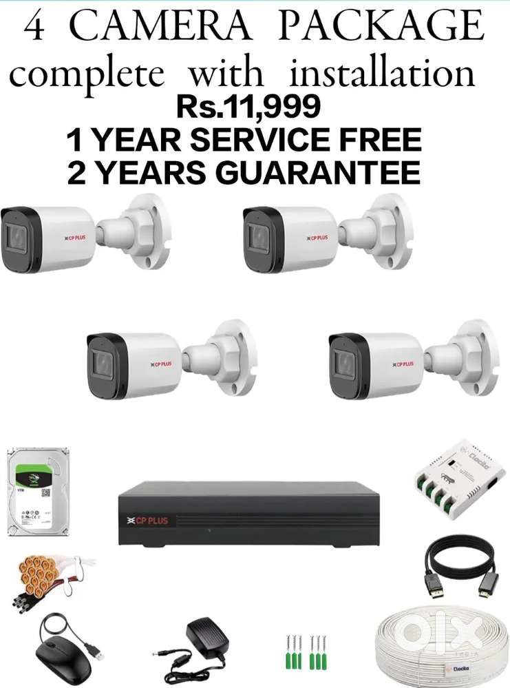 Cctv camera Rs399 install N Repair Read full description