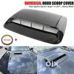 Car universal bonnet scoop abs plastic piano black