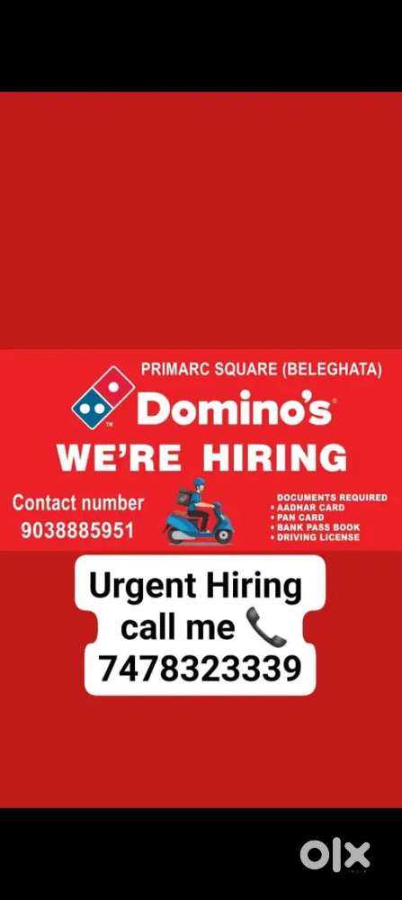 Dominos delivery boy