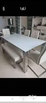 Home centre 6 seater dining table call