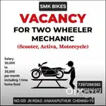 TWO WHEELER MECHANIC WANTED