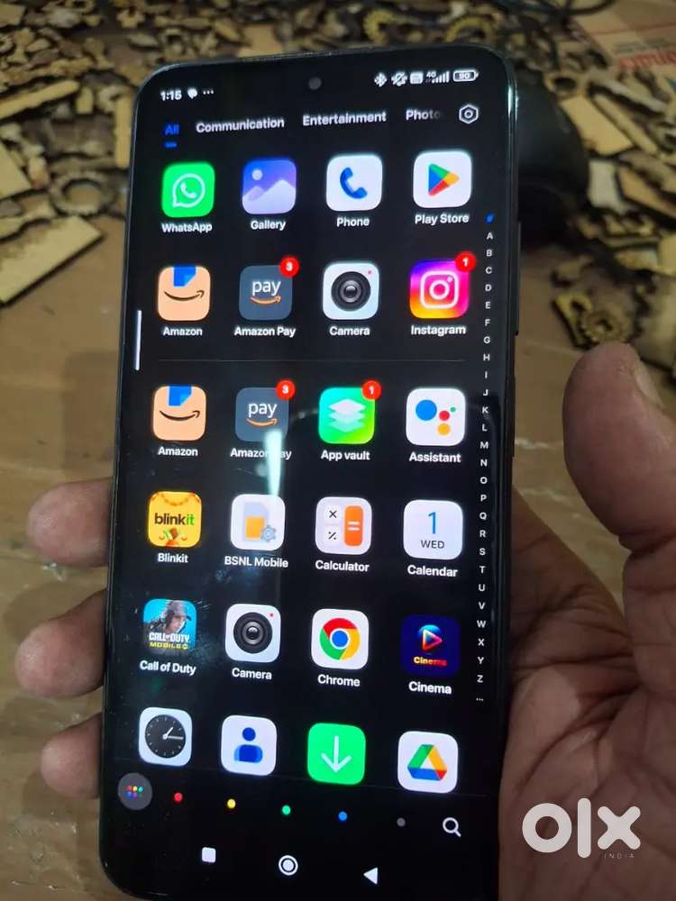 Note 11 4g with bill, box, charger