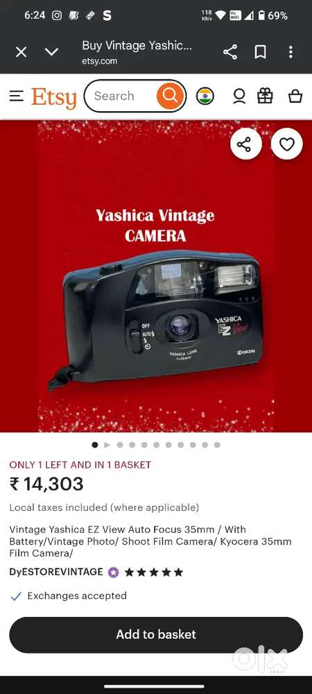 Vintage camera yashica EZ VIEW