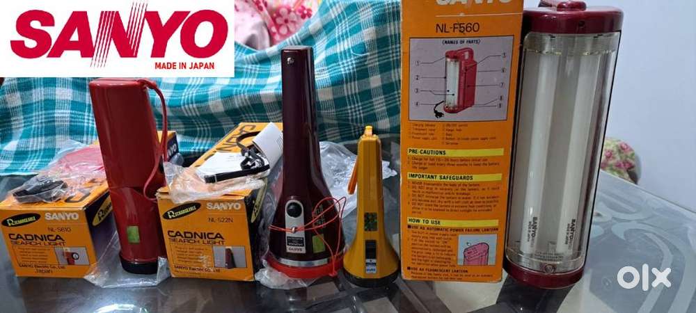 Rare Sanyo Family Torches (Made in Japan) All in New Condition