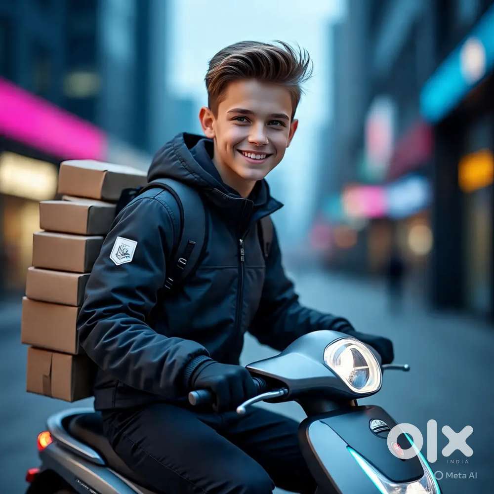 Want ad-hoc riders for delivery boy job with free vehicle