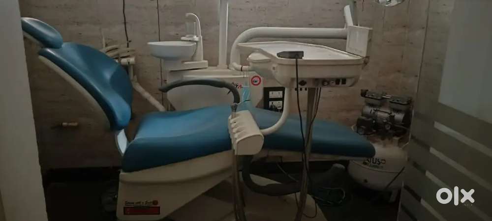 Dental chair ,  wall mount xray,compressor and Rvg on sell