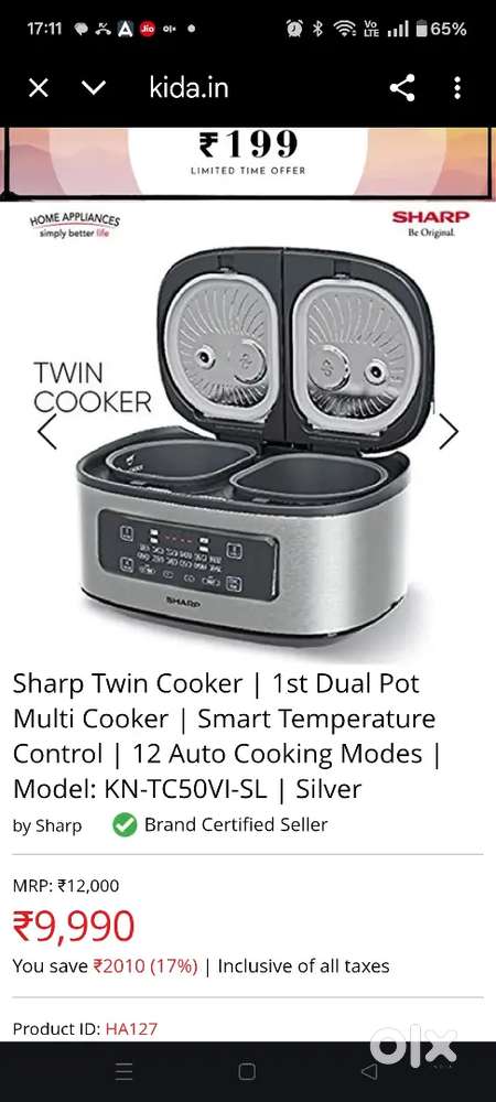 Sharp electric cooker 5L