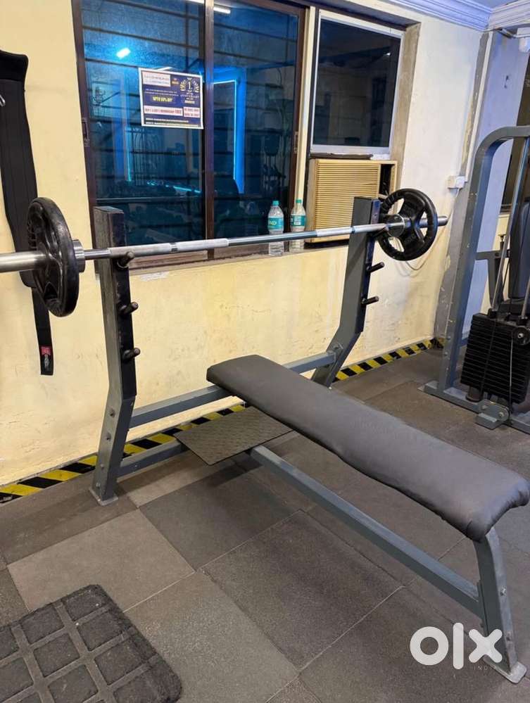 gym mashine Chest Flat bench , olympic bench press, chest machine