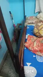 Wooden box bed