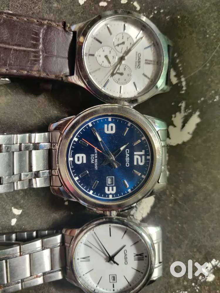 3 casio watches lot in good working condition ₹2500