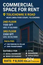 Commercial space for sale or rent in tolichowki x road