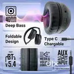 Zebronics Thunder Max Wireless Over-Ear Headphones – 120 घंटे बैटरी