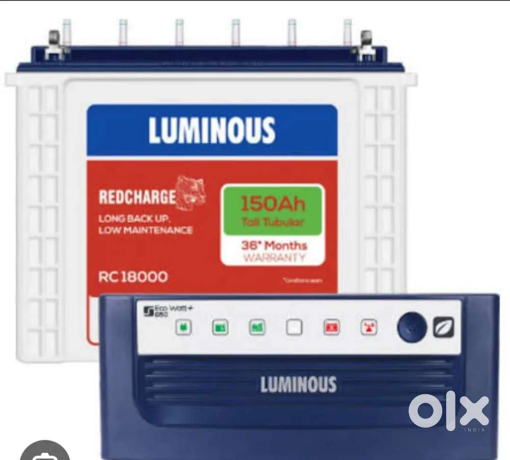 Battery with inverter Luminous