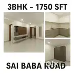 3 bhk , 1750 sft , Sai baba Raod