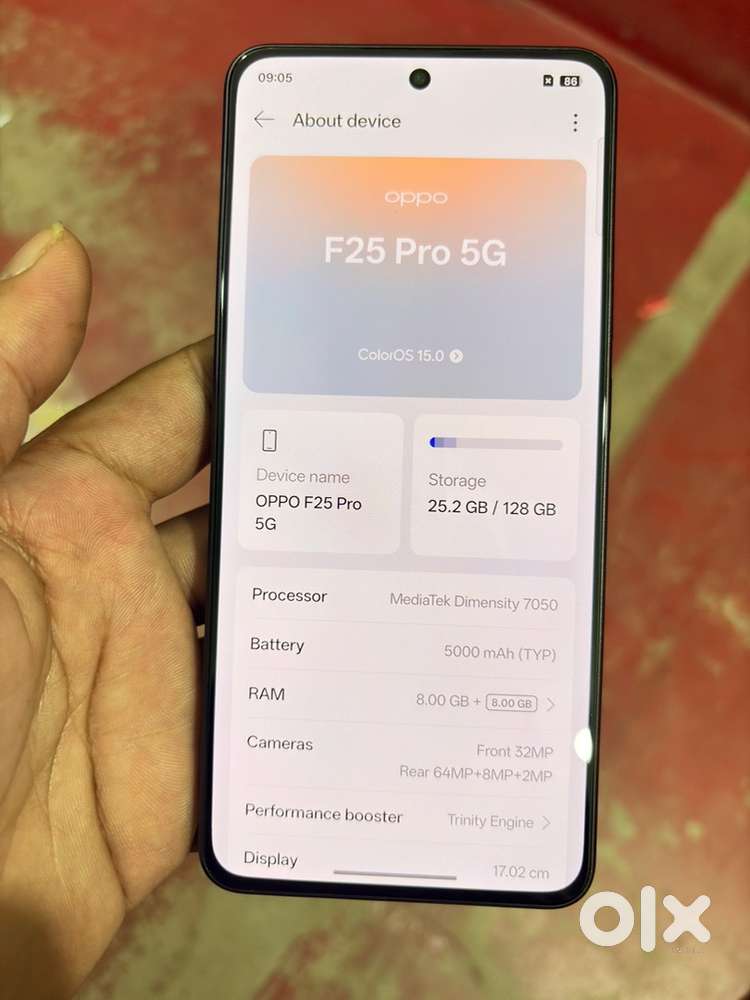 Urgent sell oppo F25pro 128gb in supermint condition