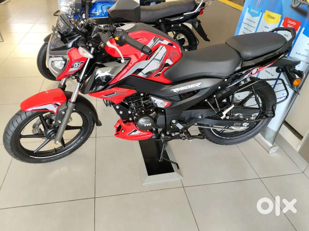Tvs Raider New 2025 Low down payment 9999/- immediate delivery