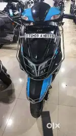 TVS Ntorq 125 2024 model in good condition excellent blue colour