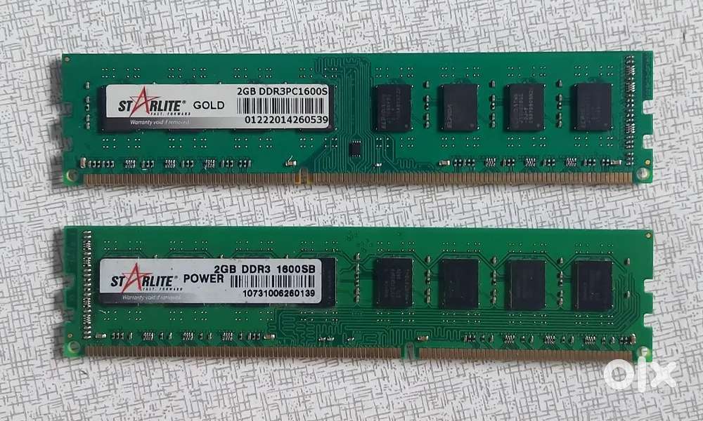 2 pis(2+2) 4gb ddr3 desktop ram