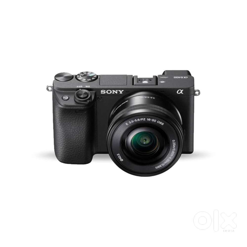 Sony Alpha ILCE-6400L 24.2MP Mirrorless Camera (Black) with 16-50mm