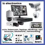 Cctv camera, intercom, biometric, installation services